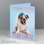 Personalised Rachael Hale 'Fabulous!' Birthday Card