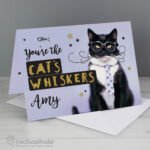Personalised Rachael Hale 'You're The Cats Whiskers' Card