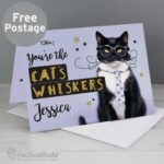 Personalised Rachael Hale 'You're The Cats Whiskers' Card - Image 3
