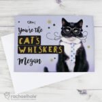 Personalised Rachael Hale 'You're The Cats Whiskers' Card - Image 4
