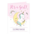 Personalised Baby Unicorn Design Greeting Card - Image 10