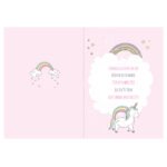 Personalised Baby Unicorn Design Greeting Card - Image 6