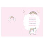 Personalised Baby Unicorn Design Greeting Card - Image 8