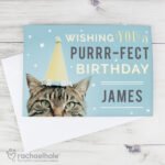 Personalised Rachael Hale 'Wishing You a Purr-fect Birthday' Card - Image 3