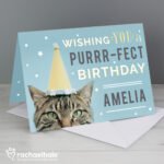 Personalised Rachael Hale 'Wishing You a Purr-fect Birthday' Card - Image 5