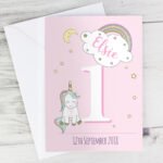 Personalised Baby Unicorn Design Birthday Card - Image 6