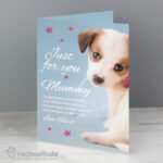 Personalised Rachael Hale 'Just for You' Puppy Card - Image 6