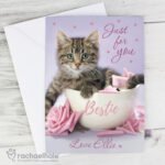Personalised Rachael Hale 'Just for You' Kitten Card - Image 4