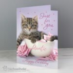 Personalised Rachael Hale 'Just for You' Kitten Card - Image 6