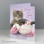 Personalised Rachael Hale 'Just for You' Kitten Card - Image 7