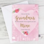 Personalised Floral Watercolour Design Greeting Card - Image 2