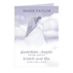 Personalised 'Guardian Angels From Above' Memorial Card - Image 4