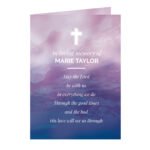 Personalised Cross Motif Greeting Card - Image 4