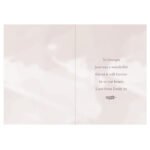 Personalised Floral Cross Design Greeting Card - Image 2