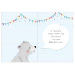 Personalised Daddy Bear 'Happy 1st Father's Day' Card - Image 2