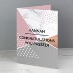 Personalised Geometric Design Greeting Card - Image 3