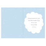 Personalised Blue '10 Little Fingers & 10 Little Toes' Baby Card - Image 2