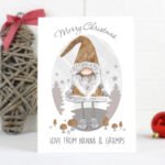 Personalised 'Merry Christmas' Gonk Design Card - Image 4