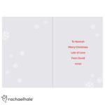 Personalised Rachael Hale 'Dachshund Through The Snow' Christmas Card - Image 2