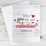Personalised 'Will You Be My Valentine?' Card - Image 3