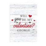 Personalised 'Will You Be My Valentine?' Card - Image 5