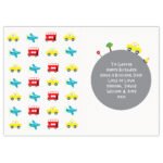 Personalised Children's Vehicles Design Birthday Card - Image 2