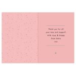 Personalised 'You're Like A Mum To Me' Heart Motif Card - Image 2