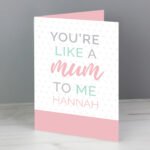 Personalised You're Like A Mum To Me' Card