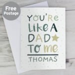Personalised 'You're Like A Dad To Me' Card - Image 3