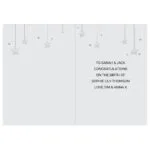 Personalised New Baby Moon & Stars Design Card - Image 2
