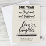 Personalised 'Another Year of Love, Laughter And Life Together' Anniversary Card - Image 5