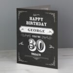 Personalised Vintage Typography Design Birthday Card - Image 3
