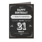 Personalised Vintage Typography Design Birthday Card - Image 5