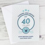 Personalised 'Cheers and Beers' Birthday Card