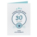 Personalised 'Cheers and Beers' Birthday Card - Image 5