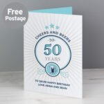 Personalised 'Cheers and Beers' Birthday Card - Image 3