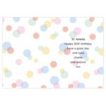 Personalised Colour Confetti Design Birthday Card - Image 2