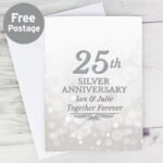 Personalised '25th Silver Anniversary' Card - Image 4