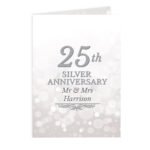 Personalised '25th Silver Anniversary' Card - Image 5