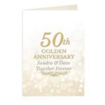 Personalised '50th Golden Anniversary' Card - Image 5