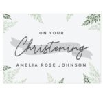 Personalised 'On Your Christening' Card - Image 5