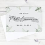Personalised 'On Your First Communion' Card
