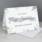 Personalised 'On Your First Communion' Card - Image 3
