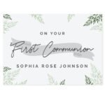 Personalised 'On Your First Communion' Card - Image 4