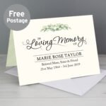 Personalised 'In Loving Memory' Card - Image 3