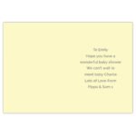 Personalised Baby Shower & New Baby Card - Image 2