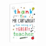 Personalised 'Thank You For Being a Great Teacher' Card - Image 5