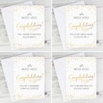 Personalised 'Congratulations!' Gold Confetti Design Card - Image 3
