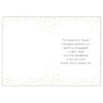 Personalised 'You're Engaged!' Gold Confetti Design Card - Image 2
