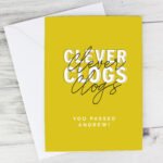 Personalised 'Clever Clogs' Card - Image 4